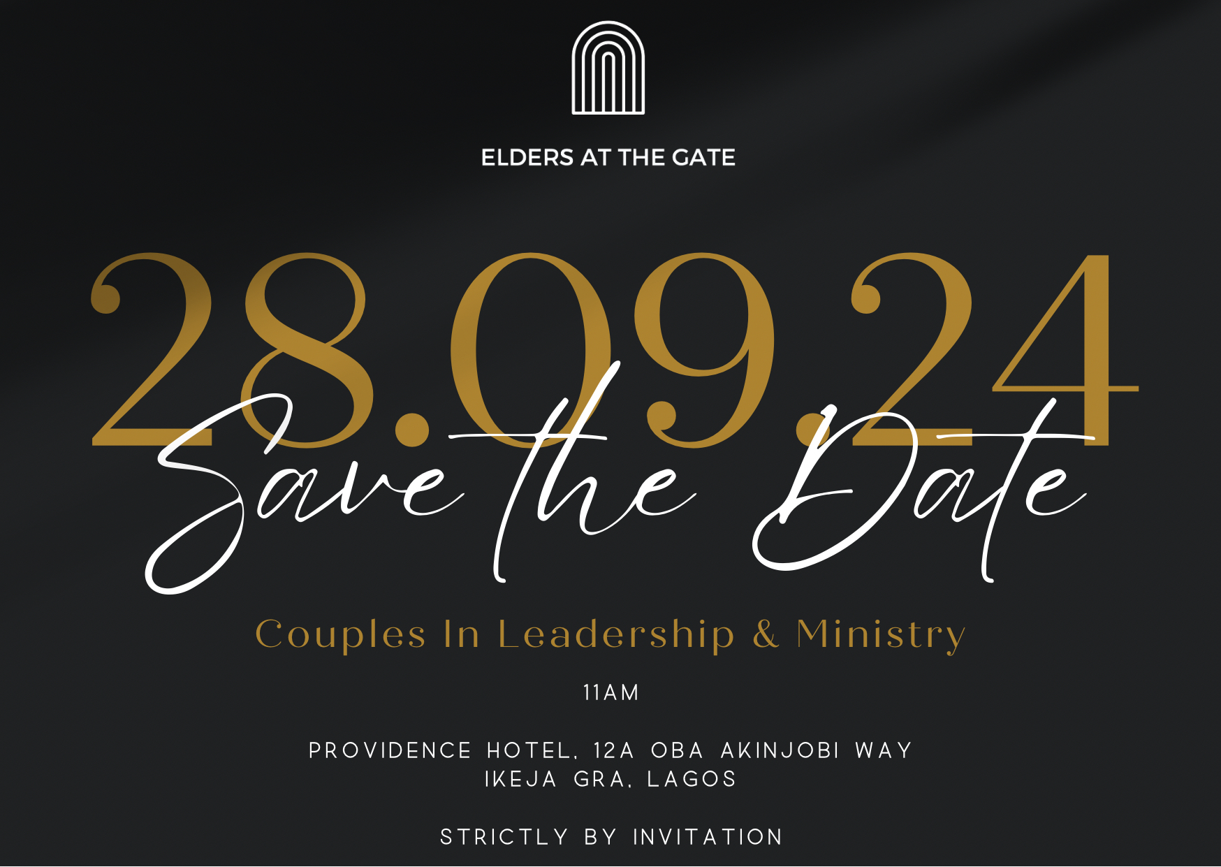 Couples in Leadership & Ministry — save the date