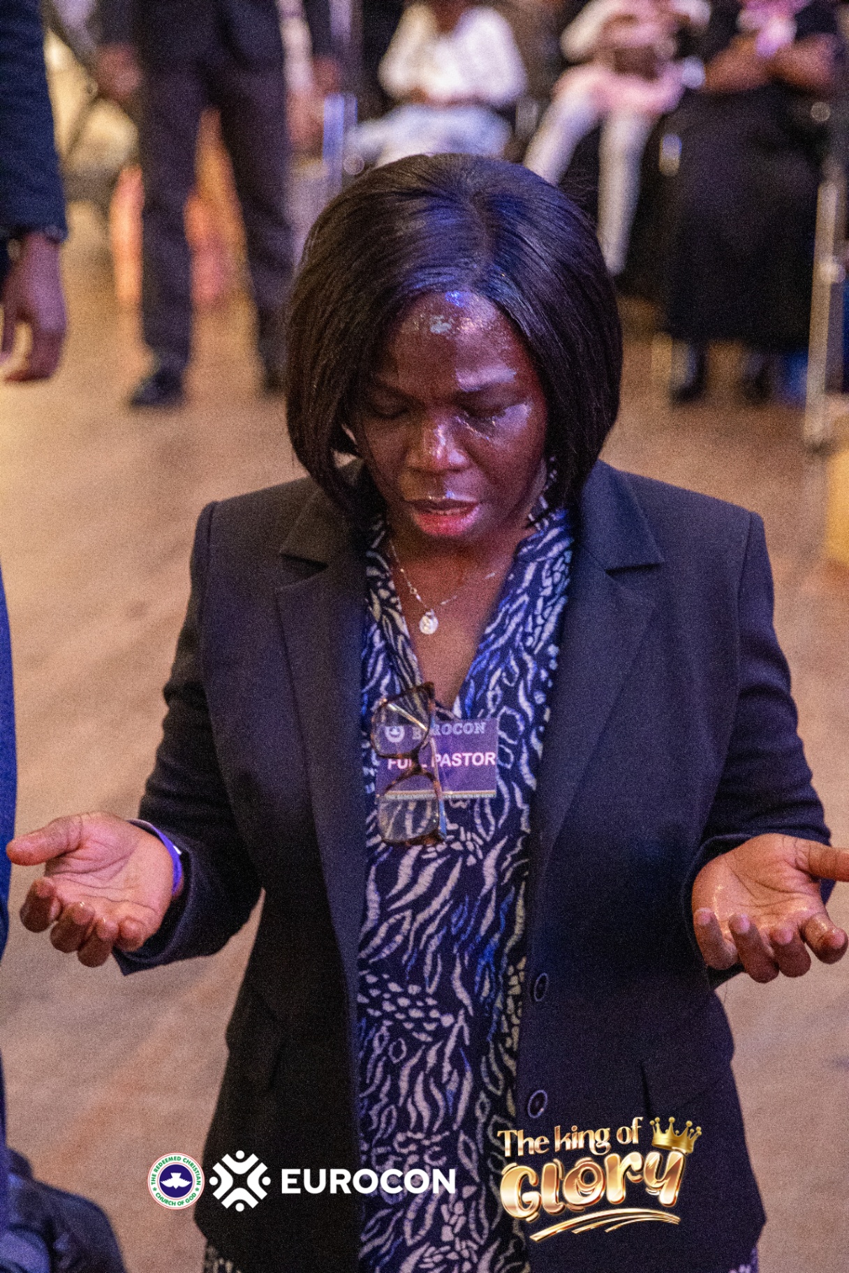 Portrait grade — moment of prayer
